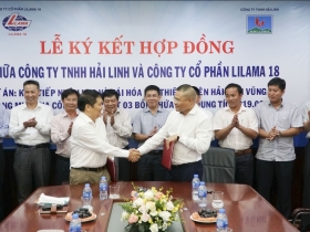 LILAMA 18 VÀ CÔNG TY TNHH HẢI LINH KÝ HỢP ĐỒNG THI CÔNG DỰ ÁN KHO TIẾP NHẬN LNG VÀ TÁI HÓA KHÍ THIÊN NHIÊN