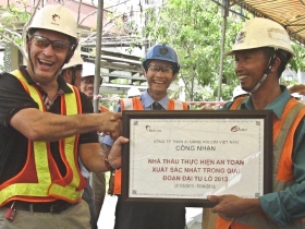 LILAMA 18 WITH REMARKABLE RESULTS IN THE PROJECT WITH HOLCIM VIETNAM